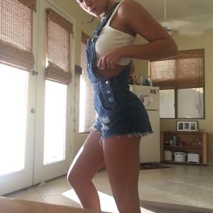 H&M denim overalls